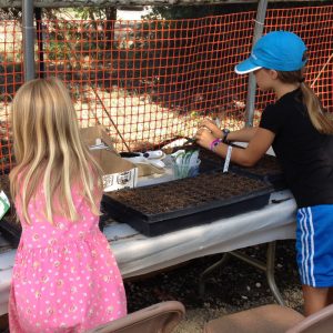 SOU Southern Oregon University Kids Planting Seeds on the Farm